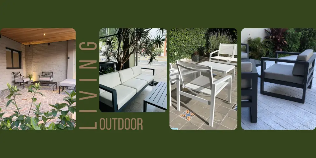 Juegos de living para exterior