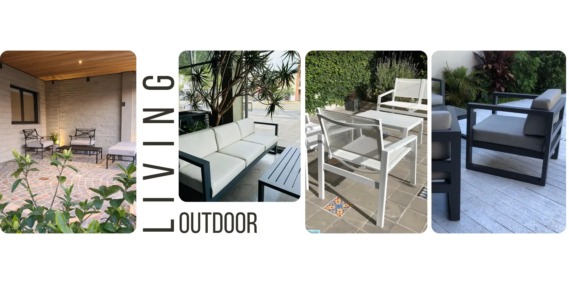 Juegos de living para exterior