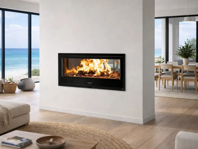 Hogar a leña de doble frente - Panadero Tigru