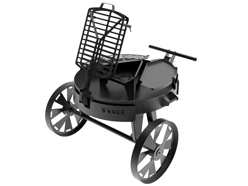 Asador Parrilla Gurú con carro- Vulé
