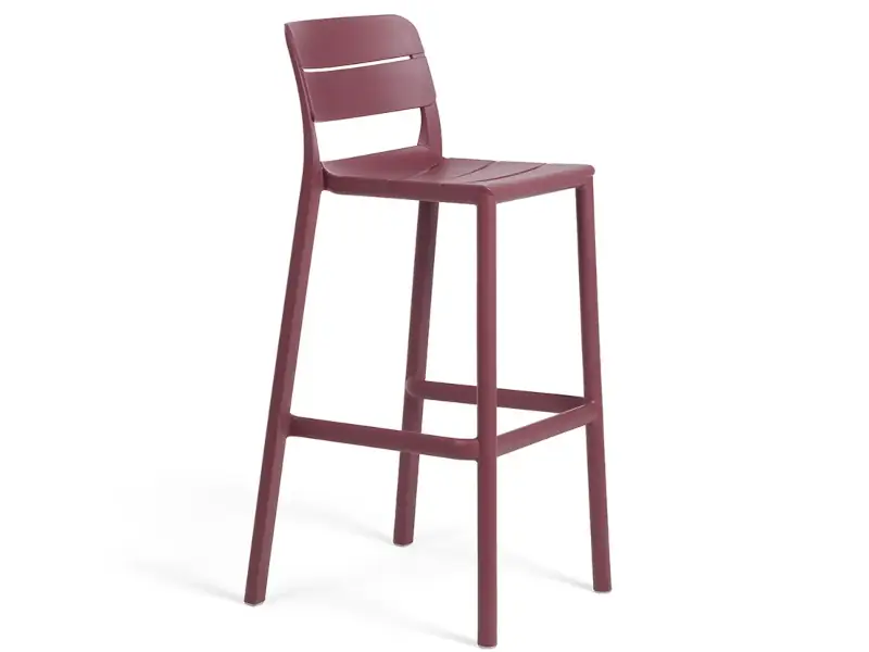 Banqueta Cassia Stool de Nardi color Borgogna