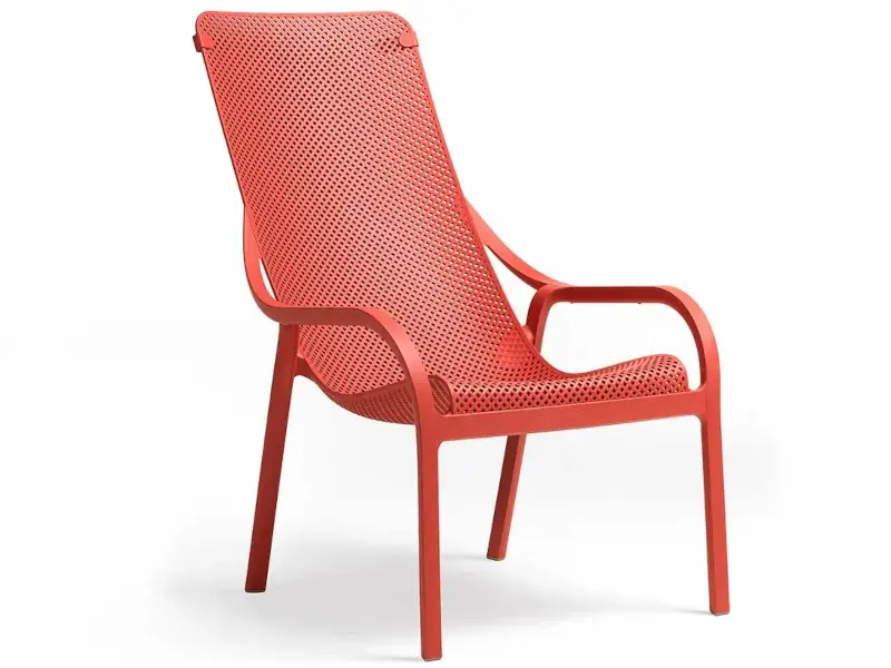 Sillón Net Lounge de Nardi color Corallo