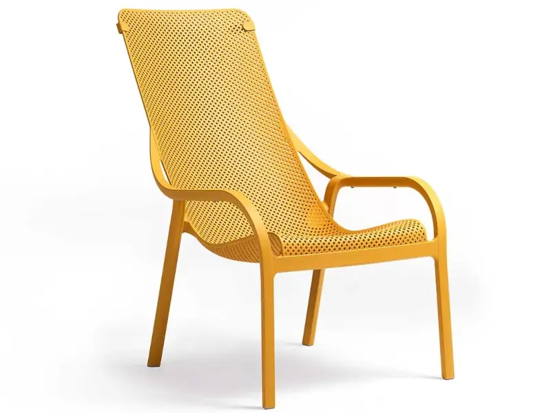 Sillón Net Lounge de Nardi color Senape