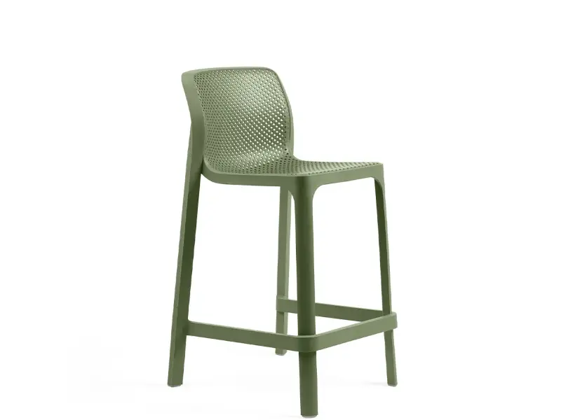 Banqueta / Taburete Net Stool Mini de Nardi color Agave
