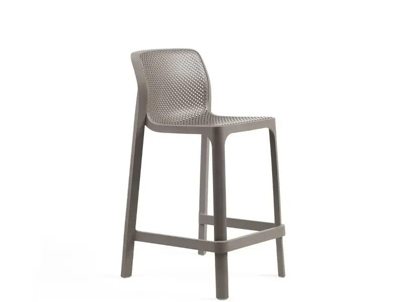 Banqueta / Taburete Net Stool Mini de Nardi color Tortora