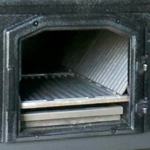 Interior del fogon de Horno Don Vicente